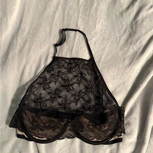 10 Items for $20: Victoria's Secret Black Lace Halter Bralette